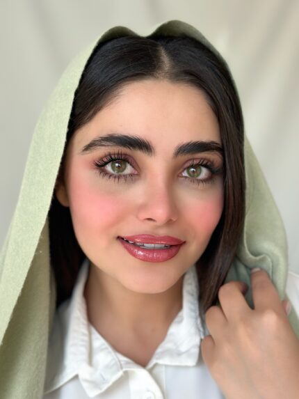 لنز رنگی سبز فرشلوک ( فصلی) کد 2