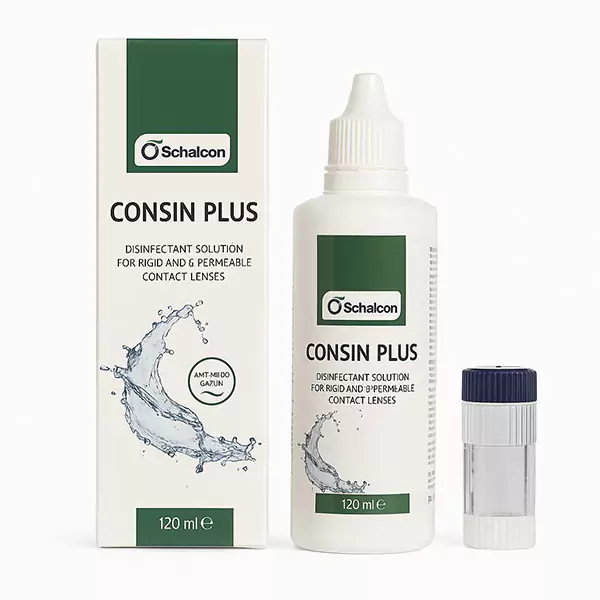 محلول لنز سخت کانزین پلاس شالکون 120 میل ( تاریخ انقضا یکسال به بالا)